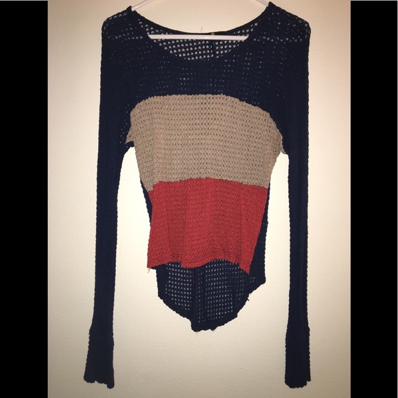 color block sweater - Picture 1 of 3